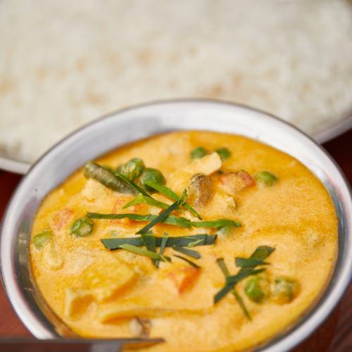 Żółte curry z baraniną  